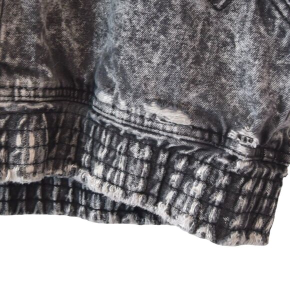 Nike Challenge Court Andre Agassi Acid Wash Jacket Fits L Black 90s 80s Retro - Picture 5 of 14